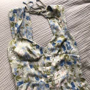 Reformation Tayler midi dress size 10 in print amie